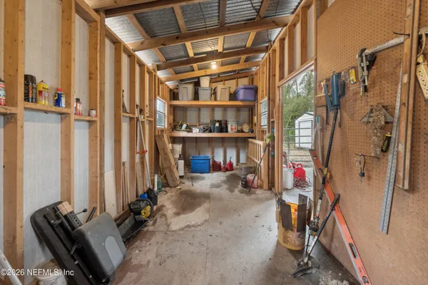 a house with trees in the background