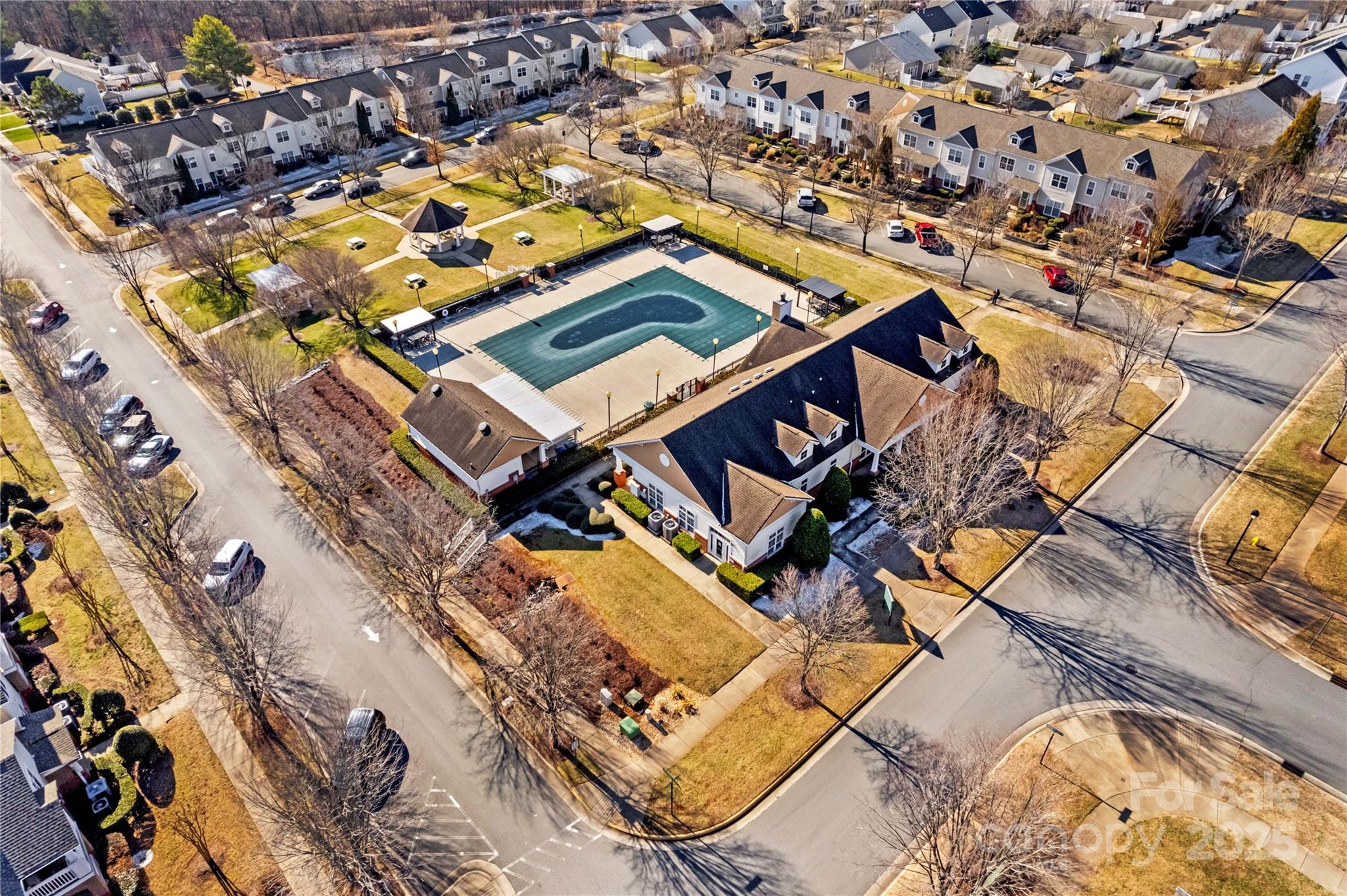 19510 Deer Valley Drive Cornelius, NC 28031 - Photo 44 of 48 an aerial view of a house with a outdoor space