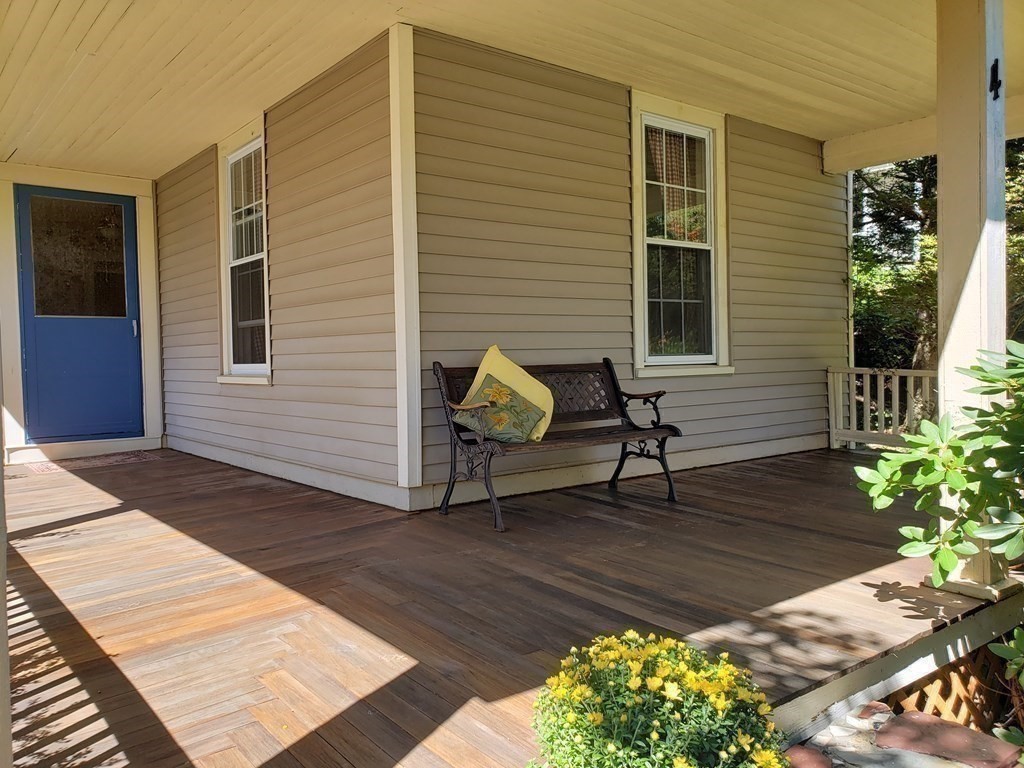 4 Pleasant Street Huntington, MA 01050 - Photo 3 of 38 a view of a bench in wooden house