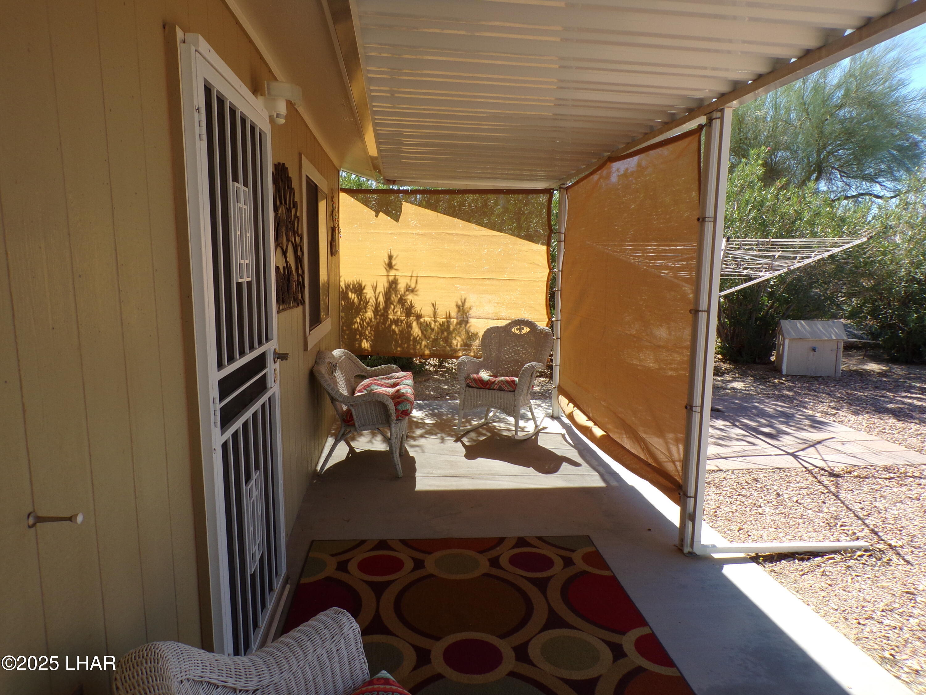 25569 Ochoco Way Bouse, AZ 85325 - Photo 47 of 71 CASITA FRONT COVERED PATIO