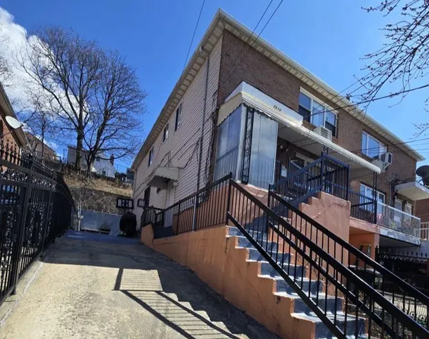 a view of a building with many window