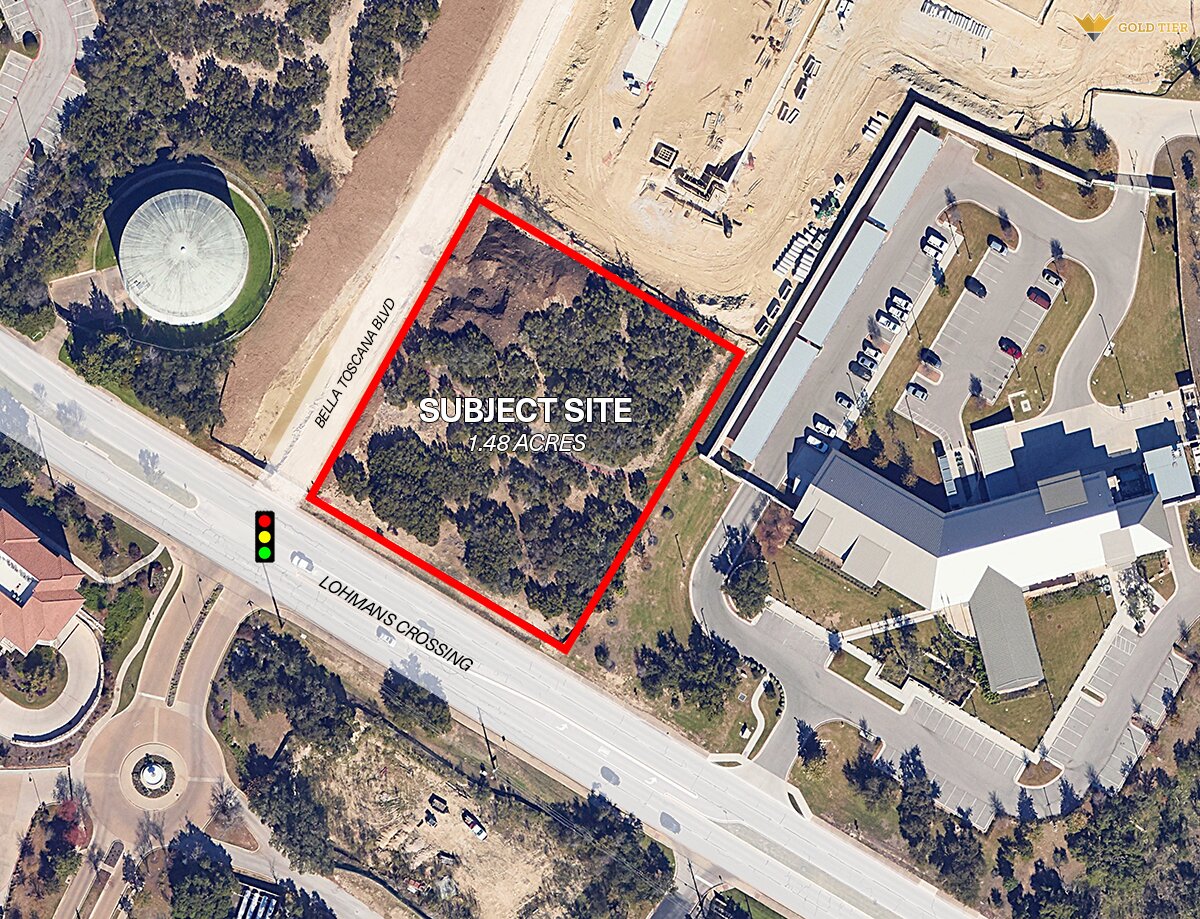 1933 1/2 Lohmans Crossing Road Lakeway, TX 78734 - Photo 8 of 9 Site Plan. Outlining the boundaries and dimensions of the property
