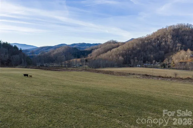 a view of an outdoor space with mountain view
