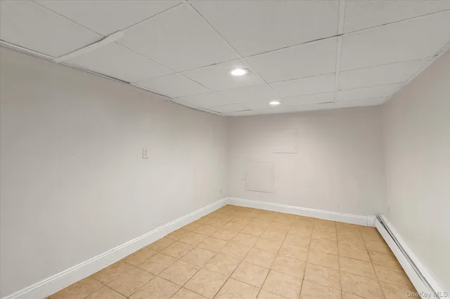 a view of a room with an empty space