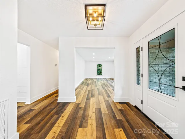 a view of wooden floor in a room