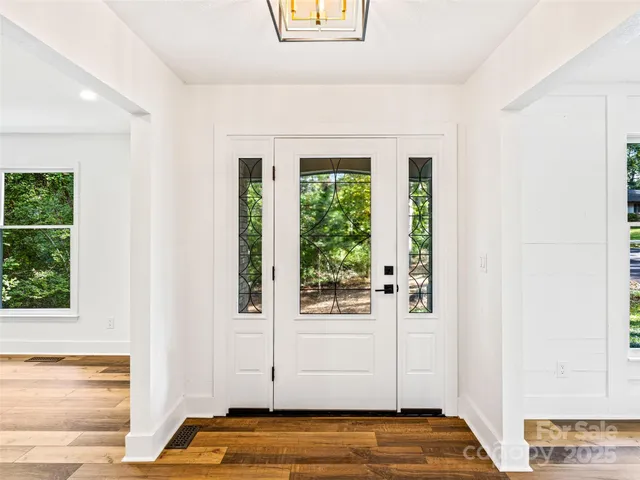 a view of front door