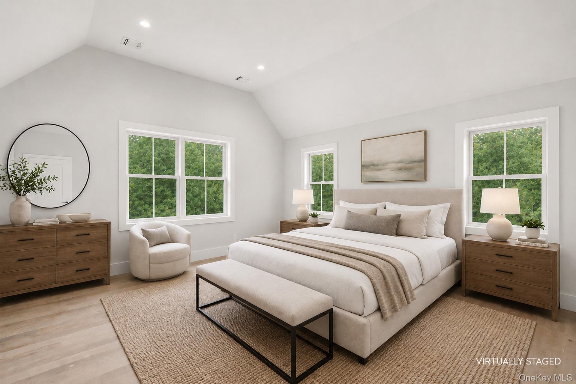 34 Old Main Road Quogue, NY 11959 - Photo 18 of 27 Staged En Suite Bedroom