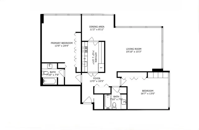 a picture of a floor plan