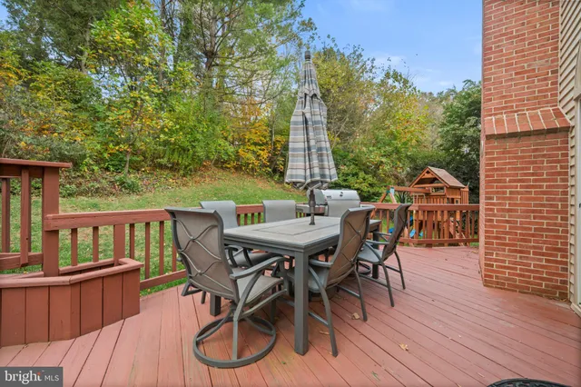 an aerial view of a house with swimming pool