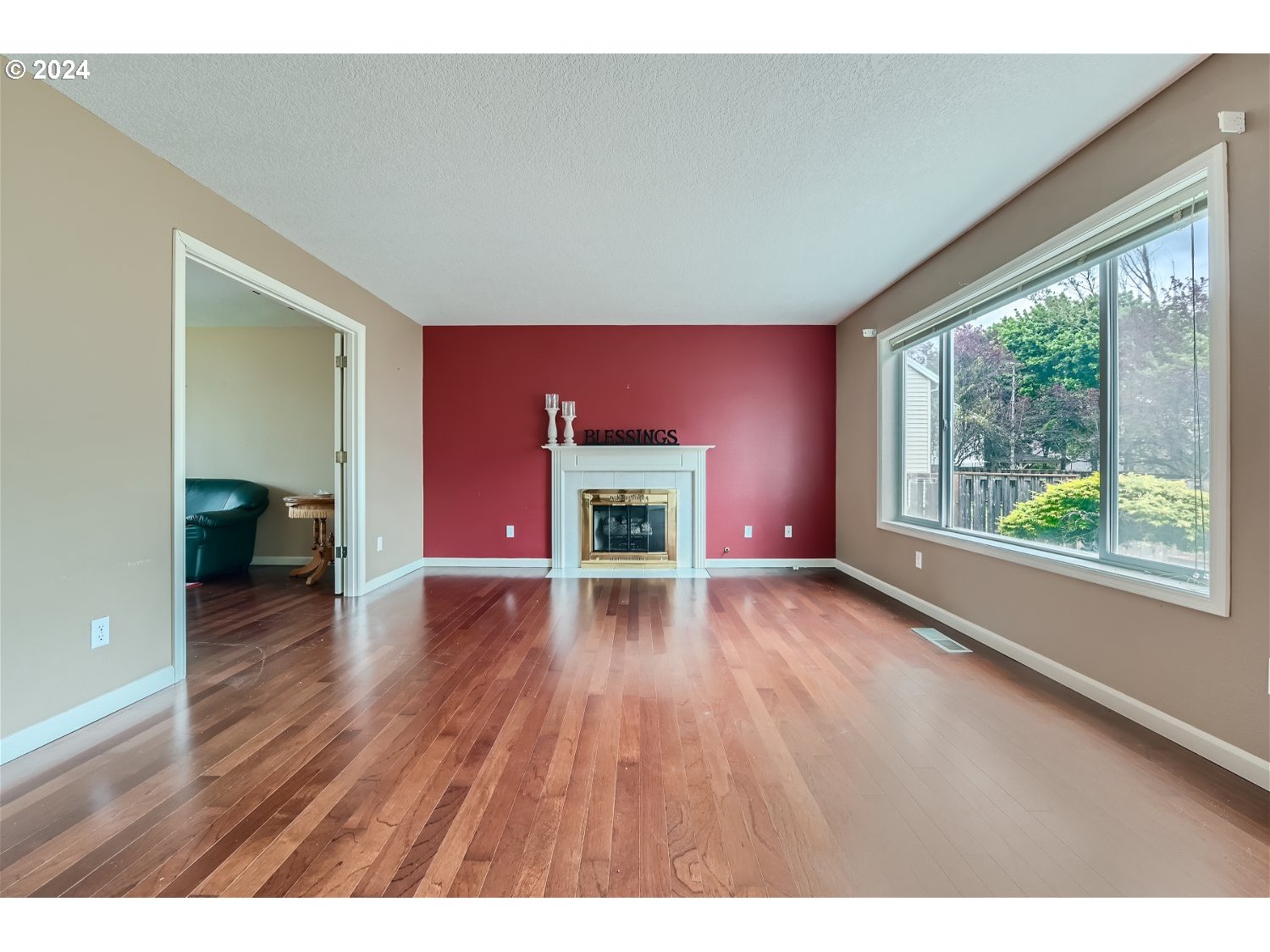58916 Evergreen Loop St. Helens, OR 97051 - Photo 15 of 28 a view of empty room with wooden floor and fan