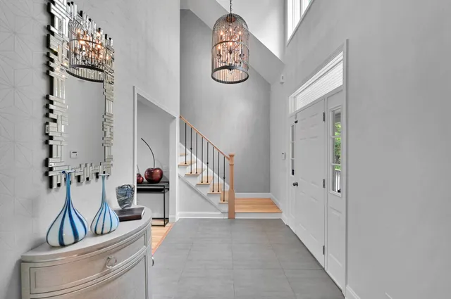 a view of entryway and hall