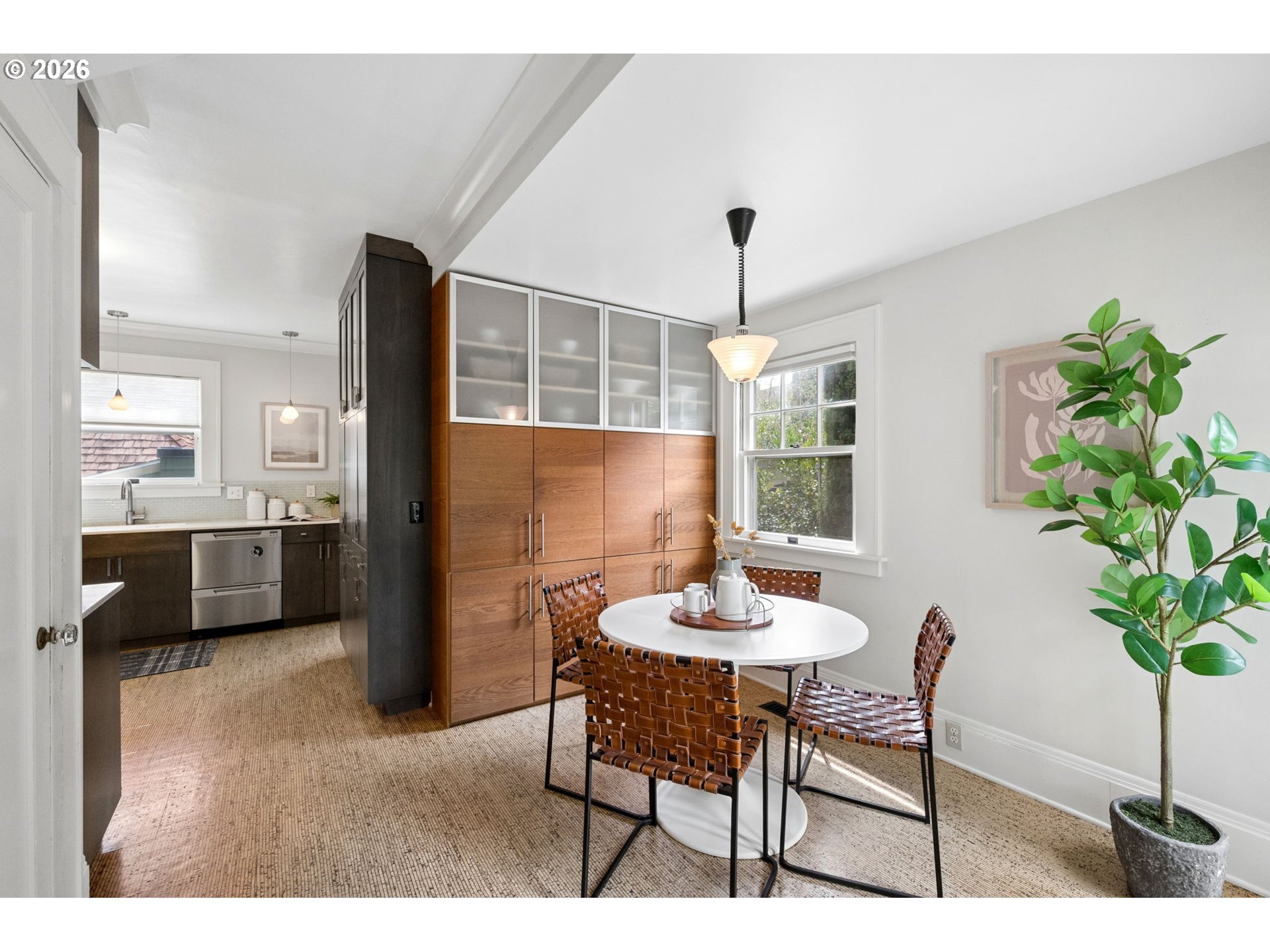 3434 Northeast Peerless Place Portland, OR 97232 - Photo 19 of 40 a view of a dining room with furniture and window