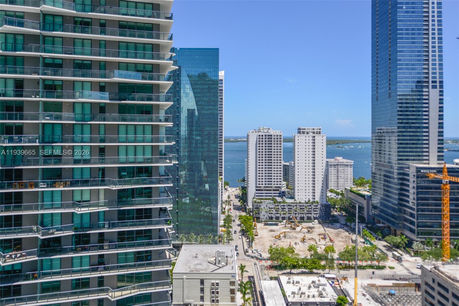 60 Southwest 13th Street, Unit 2404 Miami, FL 33130 - Photo 3 of 28 a view of a city with tall buildings