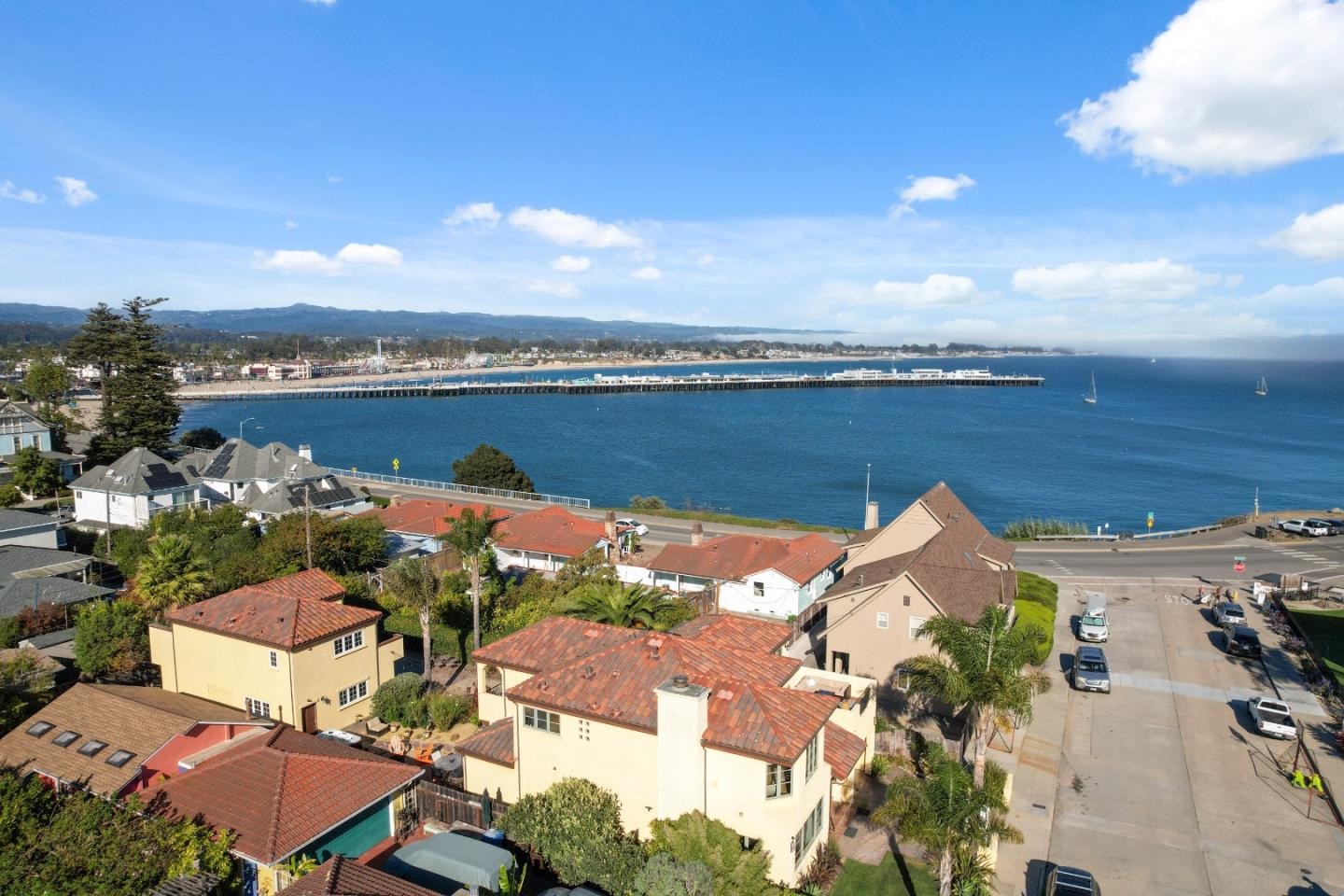116 Monterey Street Santa Cruz, CA 95060 - Photo 56 of 61 an aerial view of a house with a lake view
