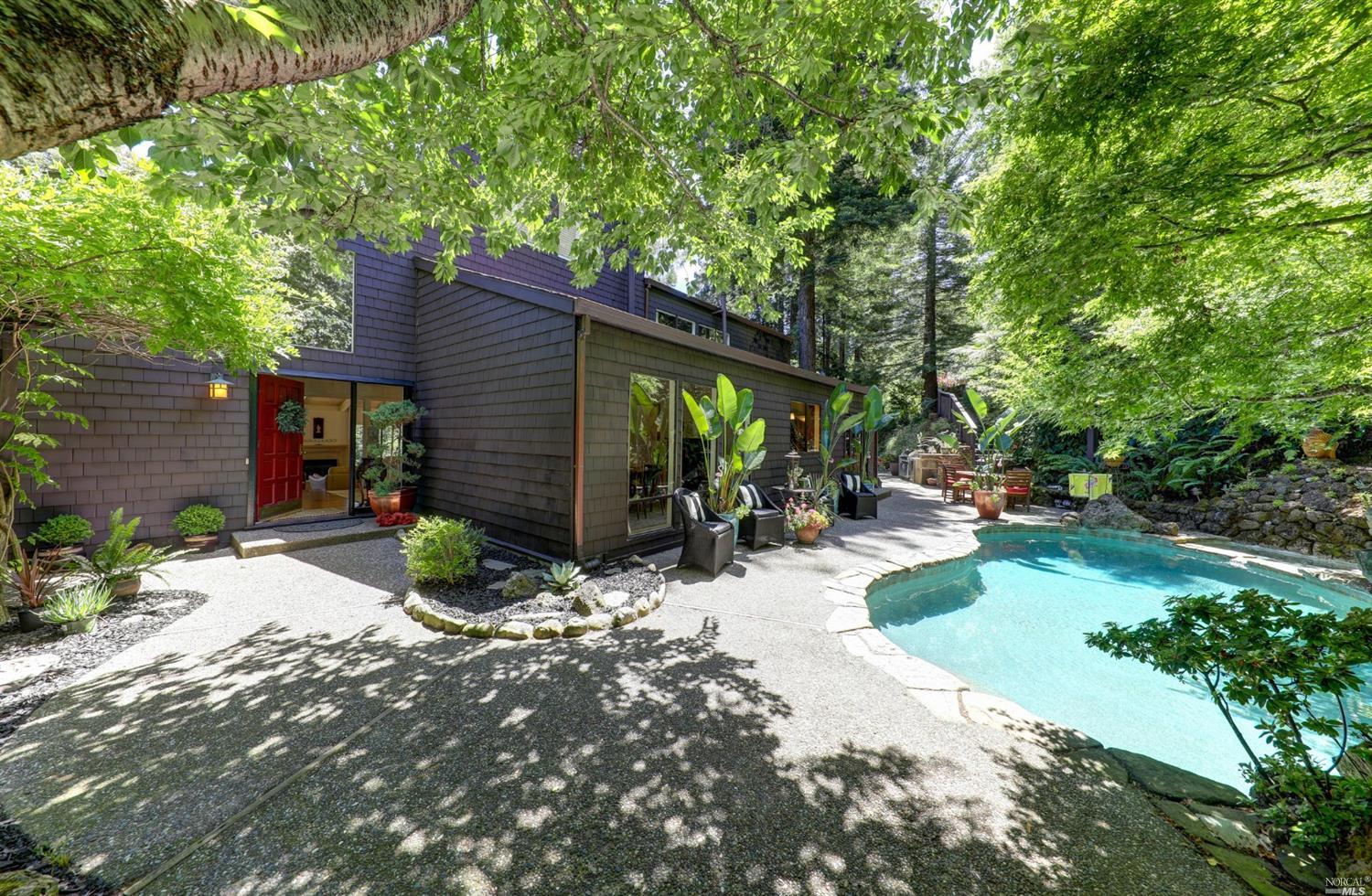 161 Rancheria Road Kentfield, CA 94904 - Photo 1 of 1 a view of a back yard of the house