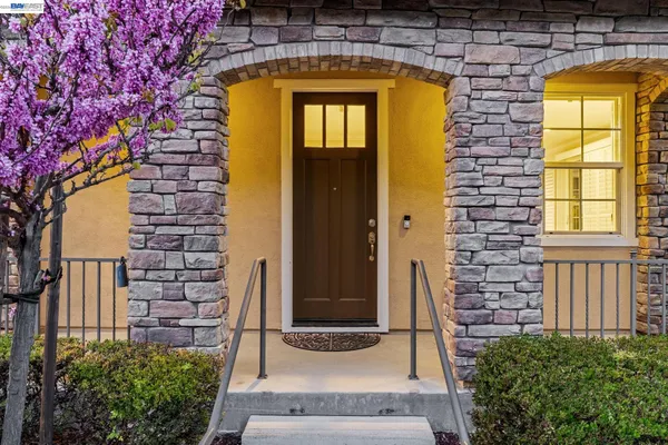 a front view of a house having yard