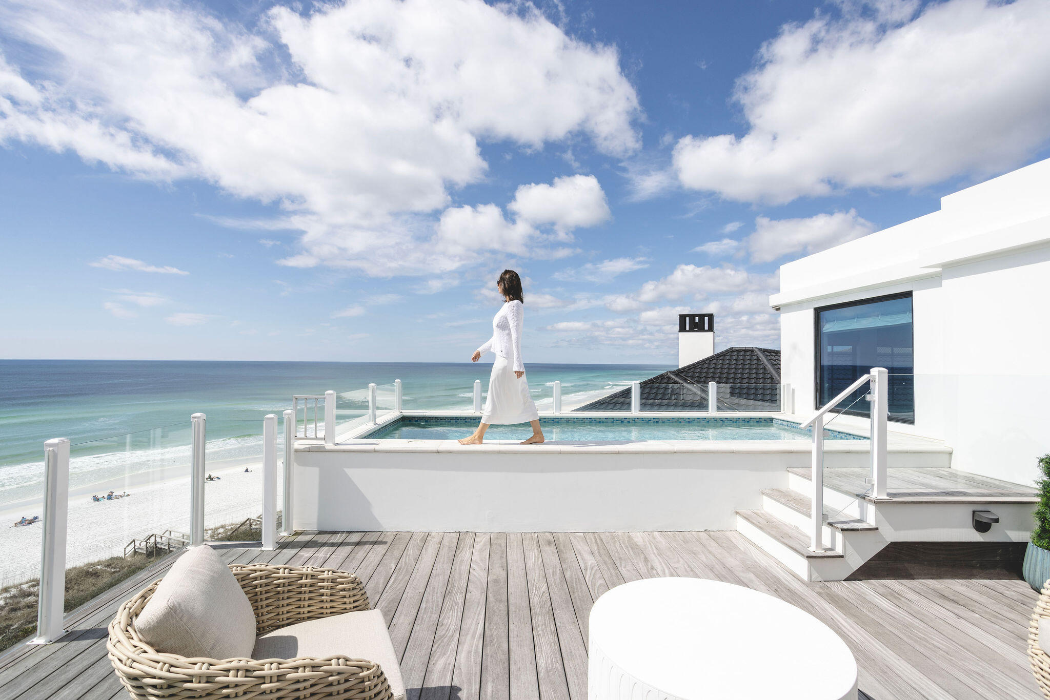 41 Sea Walk Circle Santa Rosa Beach, FL 32459 - Photo 26 of 26 Image #26 | Rooftop plunge pool overlook