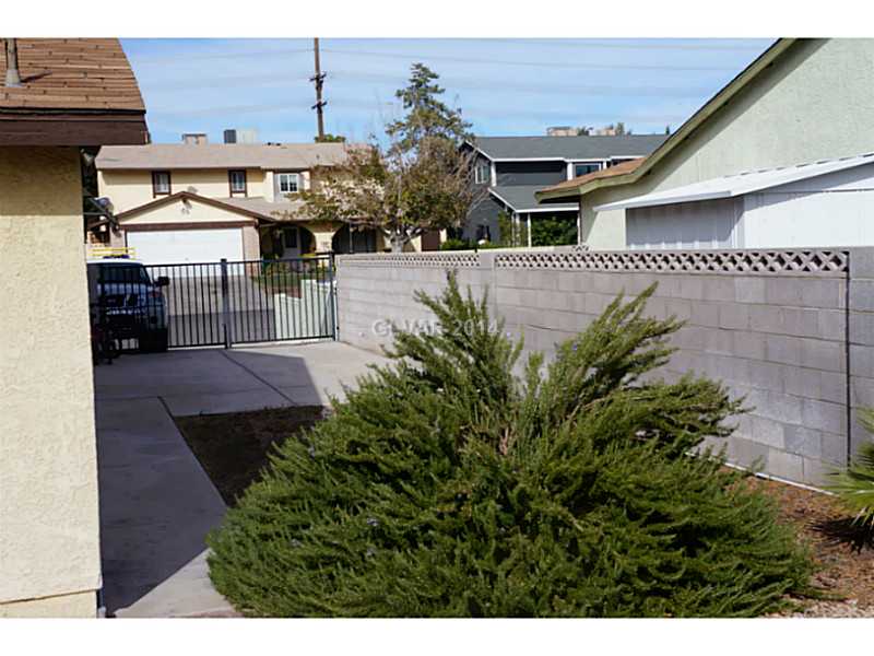 Exterior Back. RV Parking