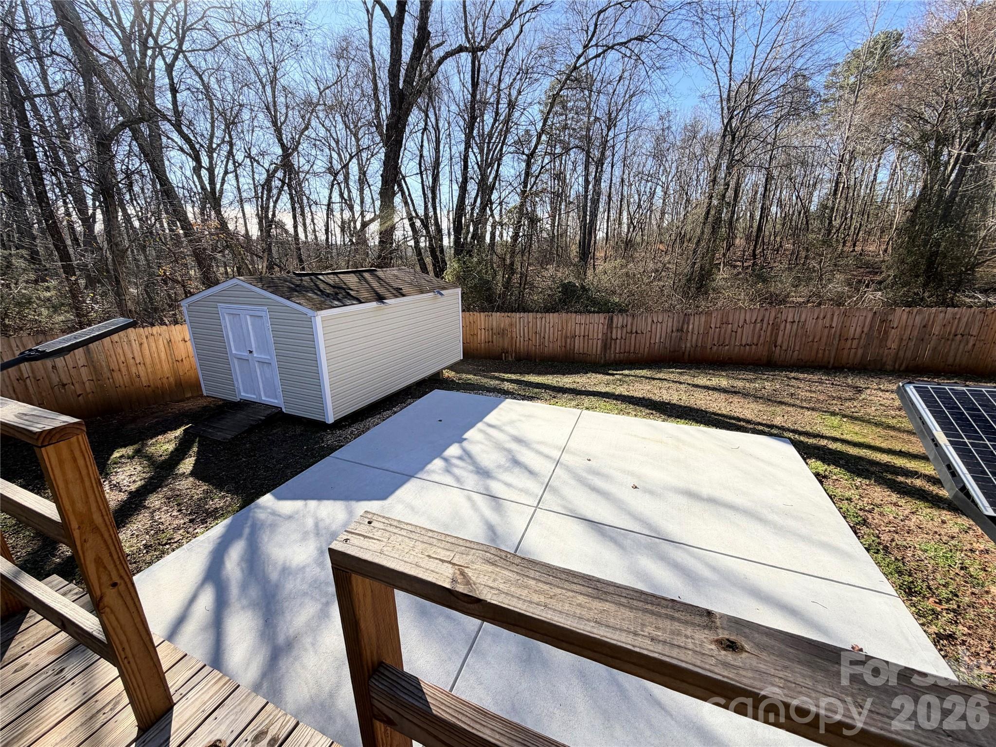 308 Springhill Lane Maiden, NC 28650 - Photo 17 of 21 a view of a back yard of the house