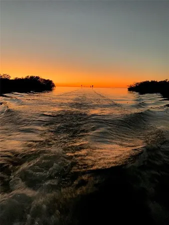 a view of an ocean from a beach