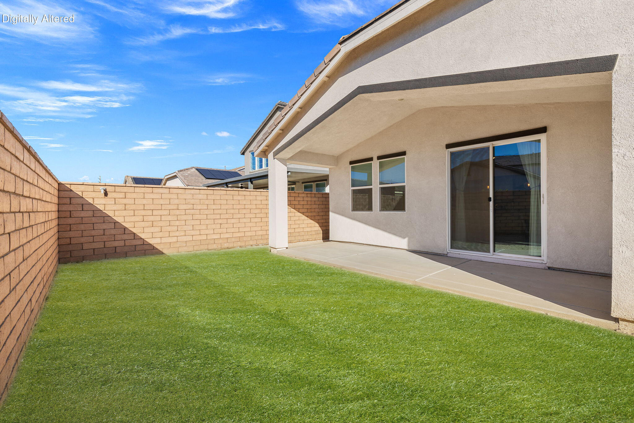 42501 Solicio Way Indio, CA 92203 - Photo 27 of 34 a backyard of a house with barbeque oven