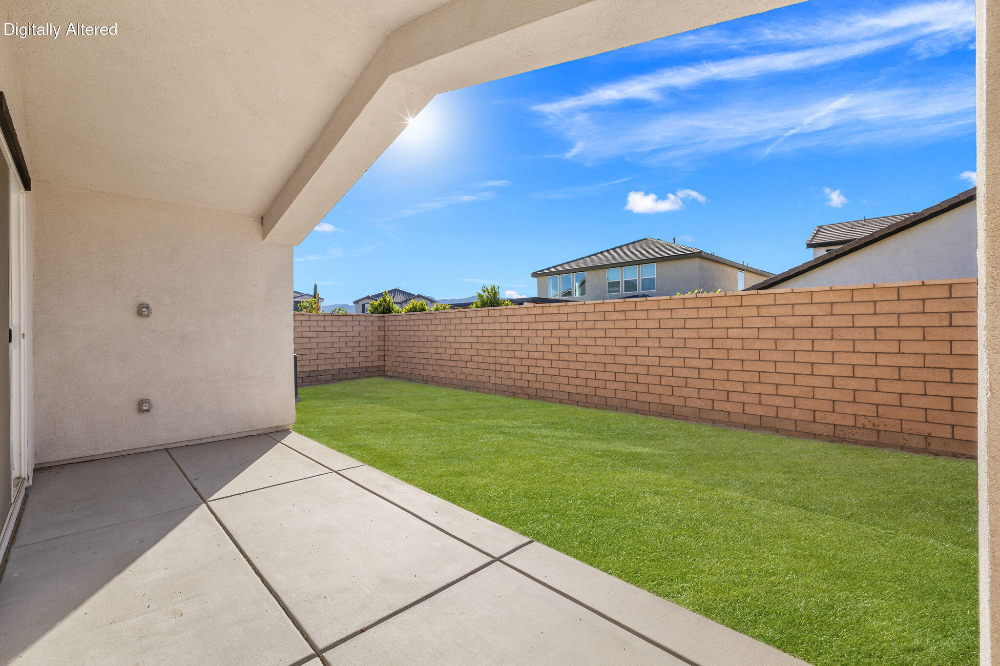42501 Solicio Way Indio, CA 92203 - Photo 29 of 34 a view of a backyard with a garden