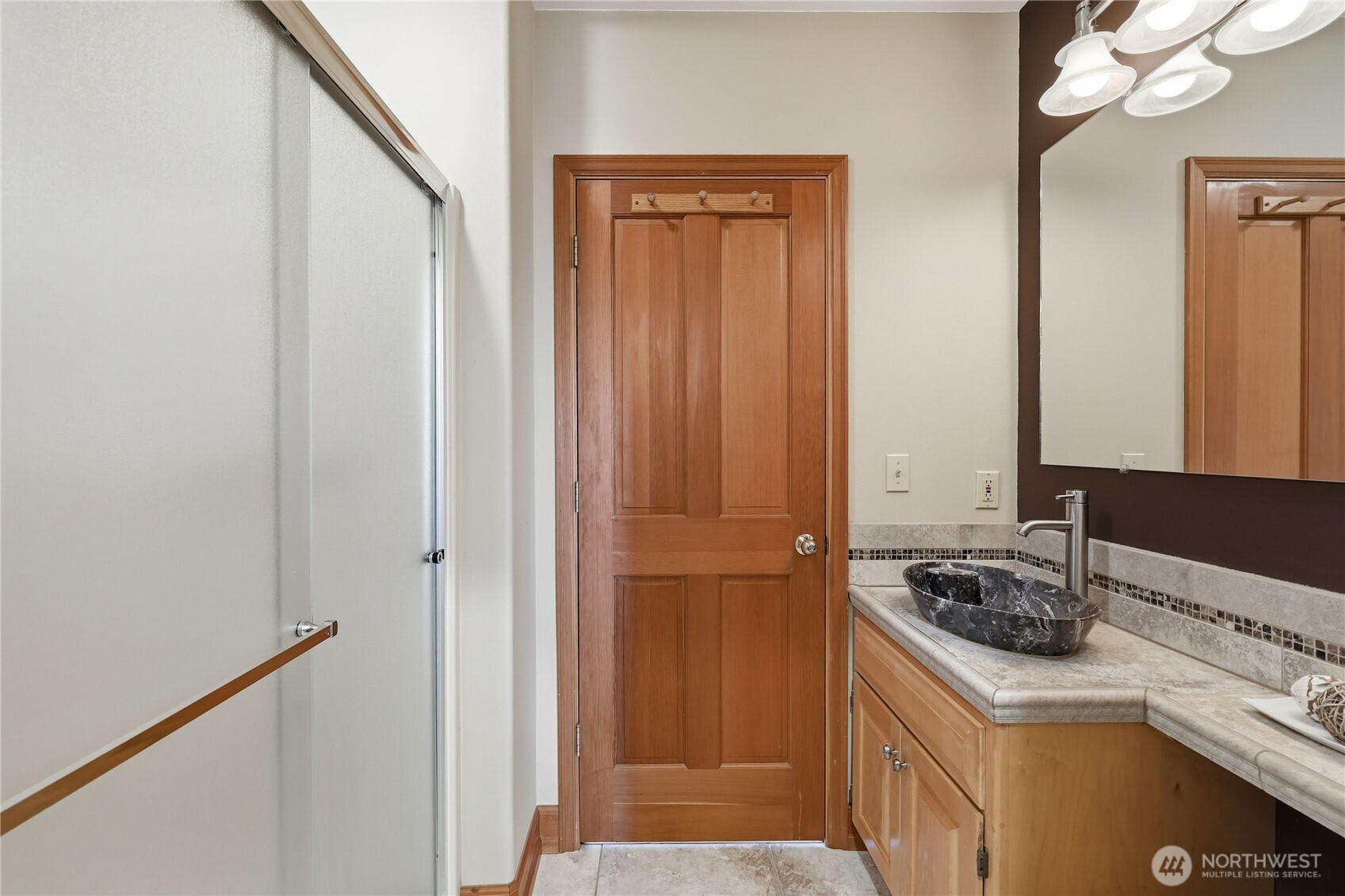 252 Jansen Road Nordland, WA 98358 - Photo 12 of 40 a bathroom with a sink and a mirror