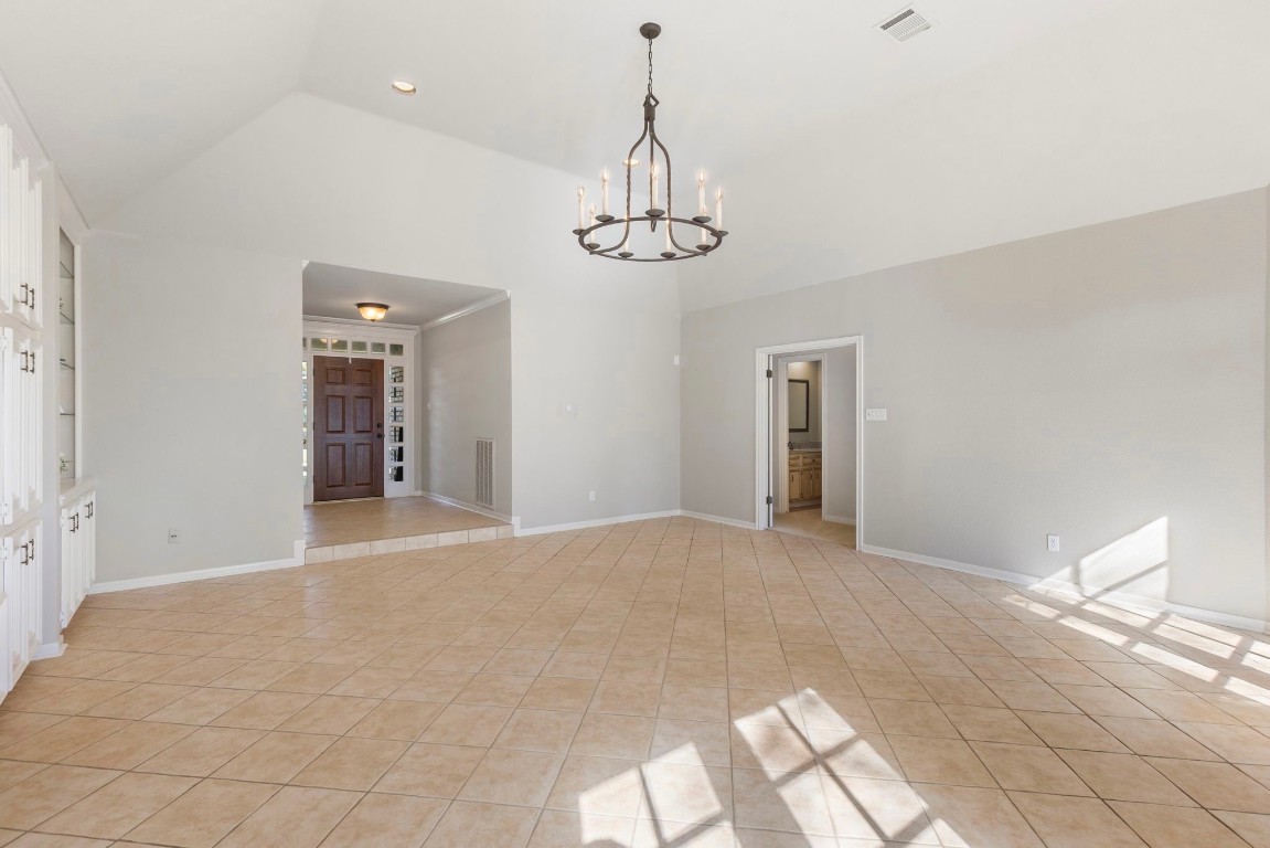 25722 Overlake Drive Spring, TX 77380 - Photo 15 of 50 Alternate perspective of the living room, highlighting its spacious layout and flexibility.
