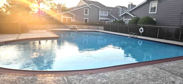 a view of a living room with furniture