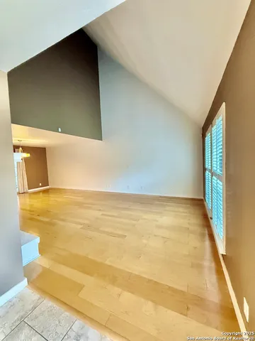 a view of an empty room