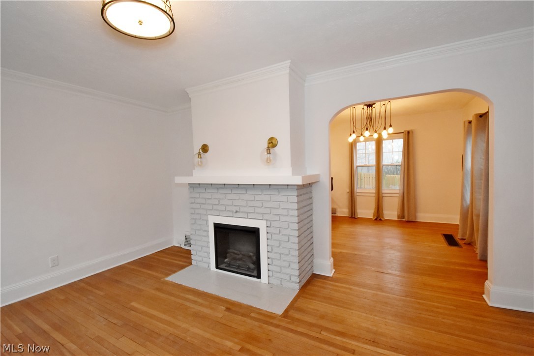 4598 Liberty Road South Euclid, OH 44121 - Photo 4 of 24 Family room with an electric fireplace