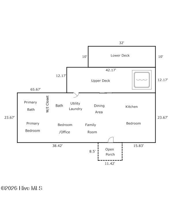4969 North Boyd Road Pinetown, NC 27865 - Photo 39 of 39 Floor Plan