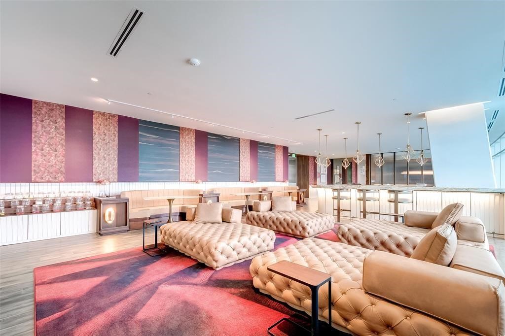 4521 San Felipe Street, Unit 2602 Houston, TX 77027 - Photo 35 of 41 a living room with furniture and a large window