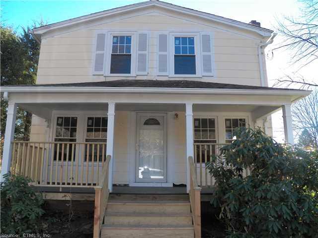 37 Stearns Street Killingly, CT 06239 - Photo 1 of 1 Exterior Front. The porch and windows are brand new! Siding will be replaced with vinyl soon.