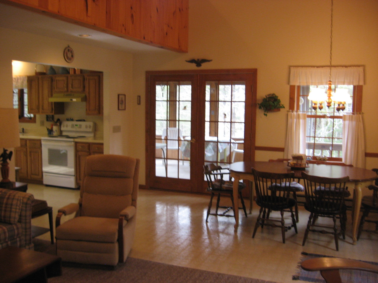 219 Slope Road Tolland, MA 01034 - Photo 13 of 21 a view of a dining room with furniture window and outside view