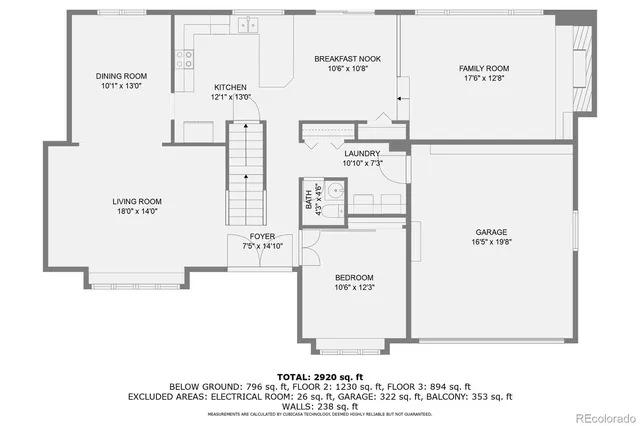 a picture of a floor plan