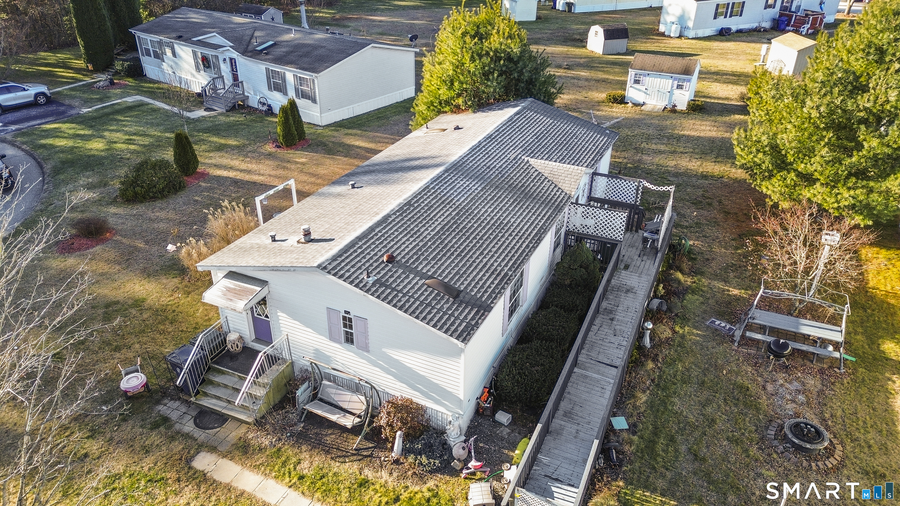 7 Jessie Lane Windham, CT 06256 - Photo 2 of 34 an aerial view of residential houses with outdoor space