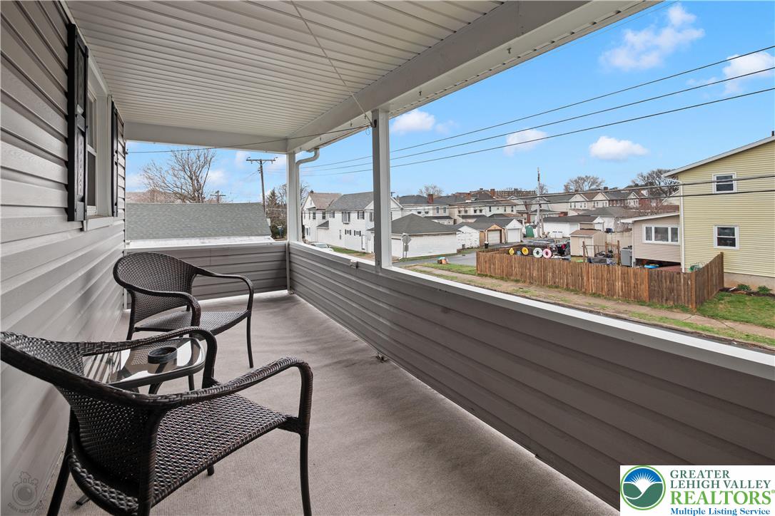 2401 Birch Street Wilson, PA 18042 - Photo 32 of 37 a view of a balcony with furniture and outside view