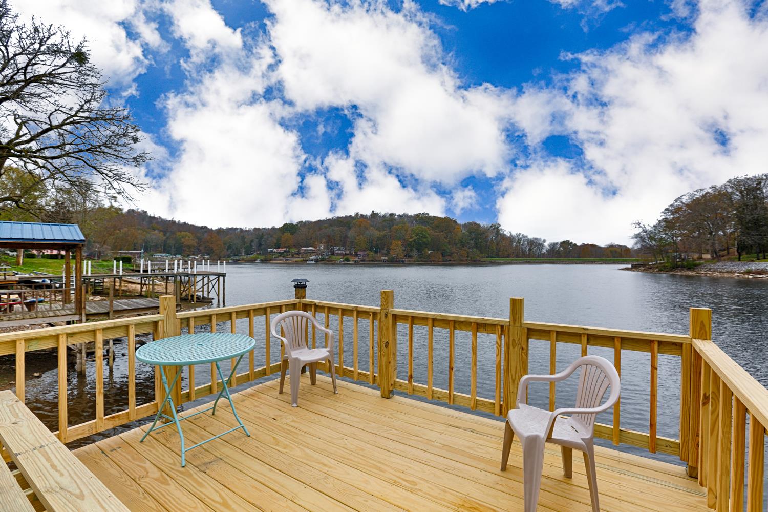 1595 Lake Logan Road Ardmore, TN 38449 - Photo 7 of 21 a view of a lake with couches deck and a patio