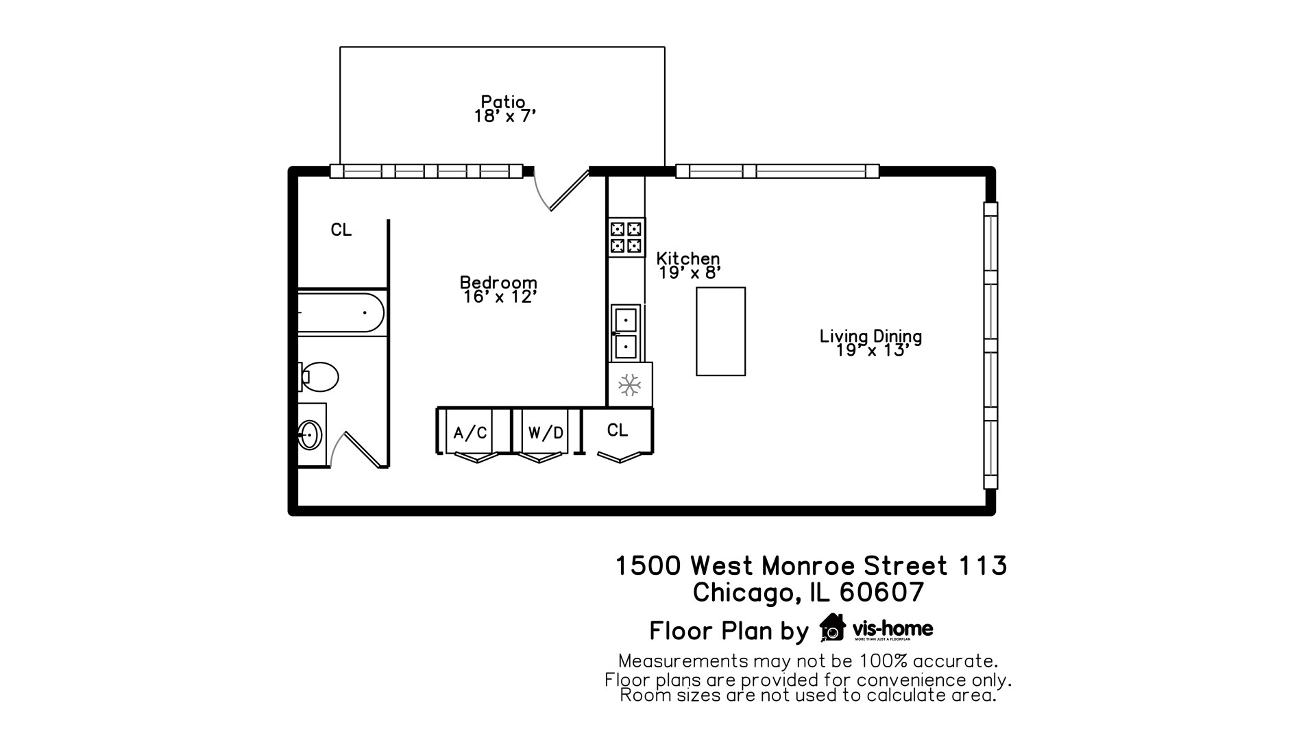 1500 West Monroe Street, Unit 113 Chicago, IL 60607 - Photo 15 of 15
