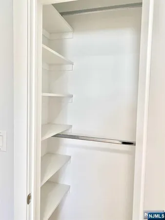 a close view of closet