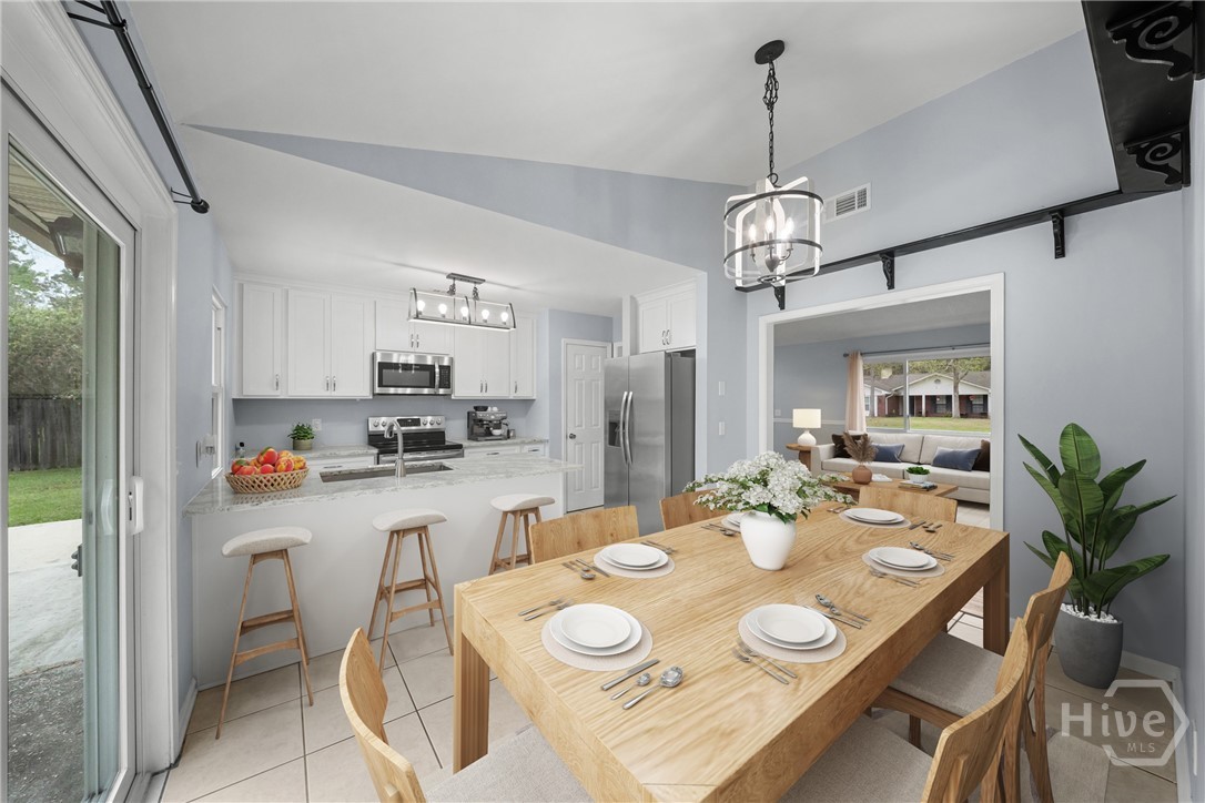 138 John Glenn Drive Rincon, GA 31326 - Photo 9 of 35 virtually staged - dining / kitchen