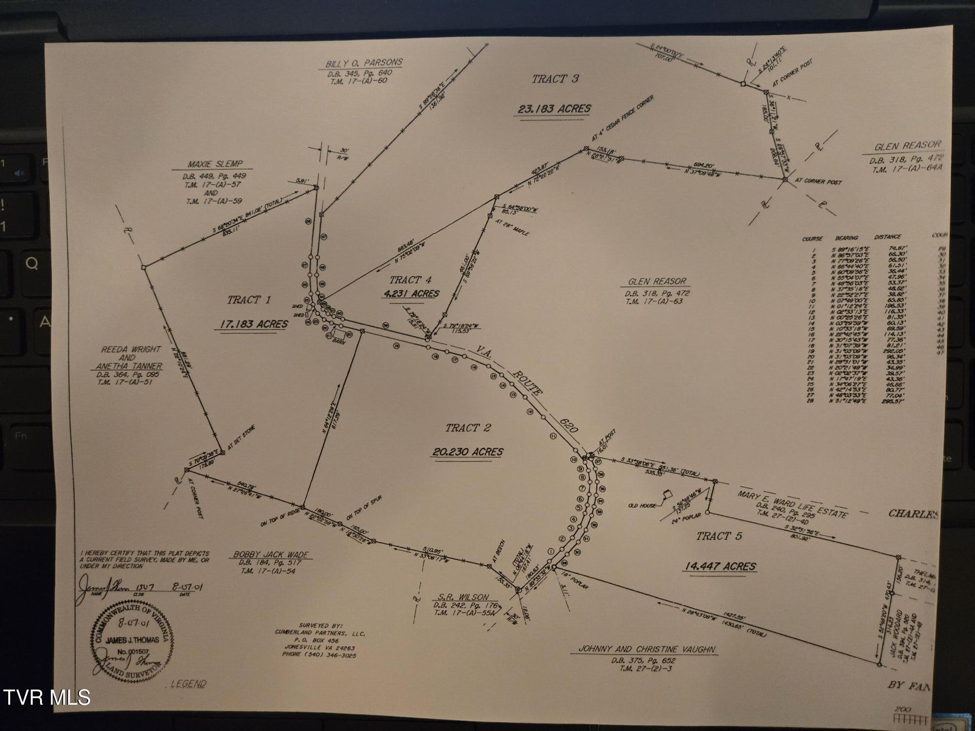 Tracts 1,2&5 for sale