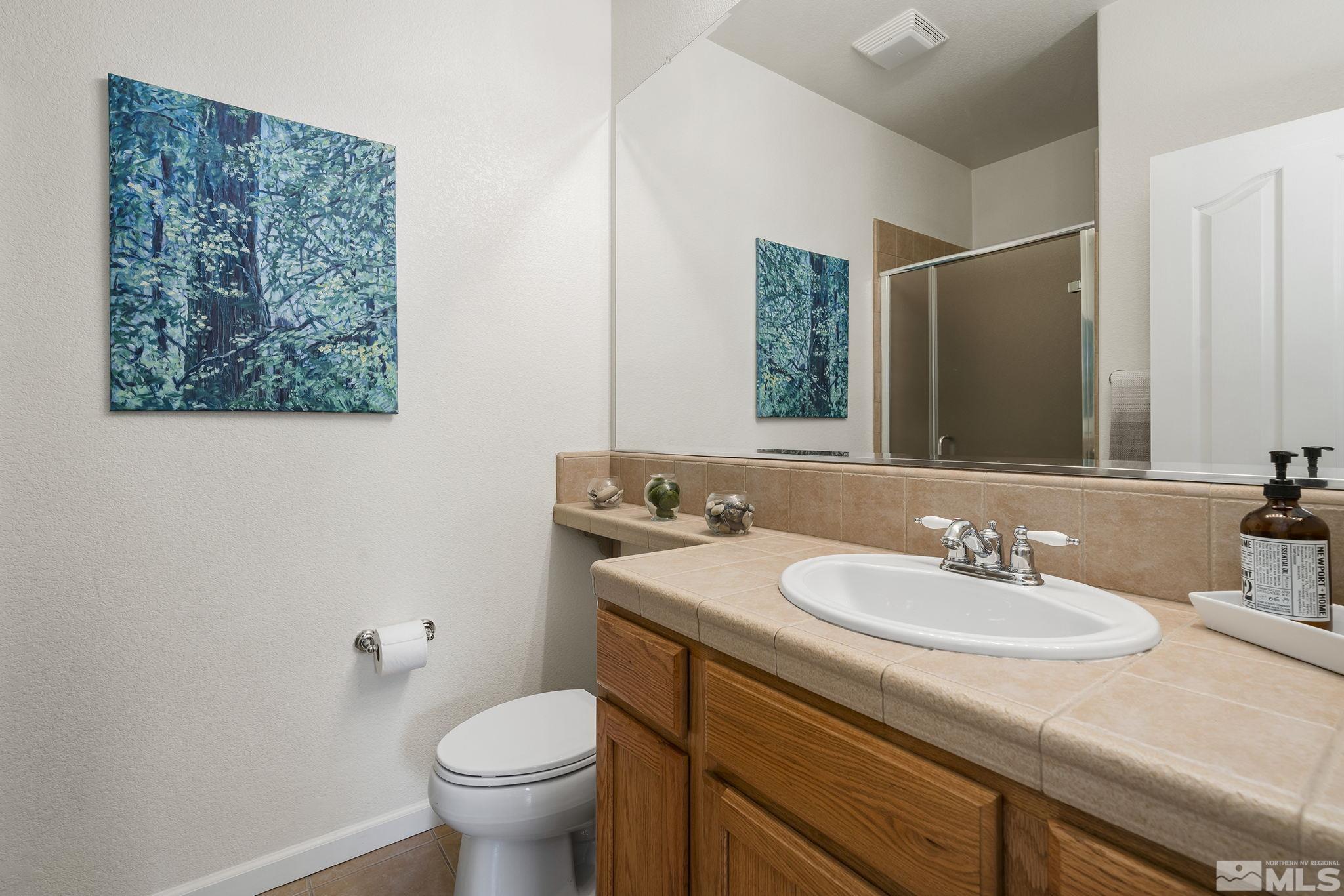 8065 Fire Opal Lane Reno, NV 89506 - Photo 17 of 31 a bathroom with a sink toilet and a mirror