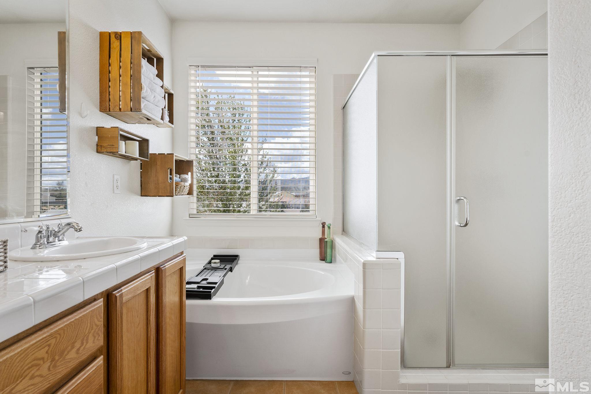 8065 Fire Opal Lane Reno, NV 89506 - Photo 21 of 31 a bath room with a sink and a bath tub