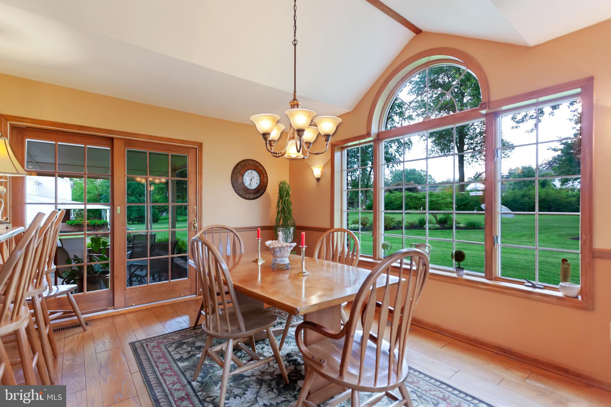 218 New Road Churchville, PA 18966 - Photo 13 of 28 Breakfast room with sliding doors to patio