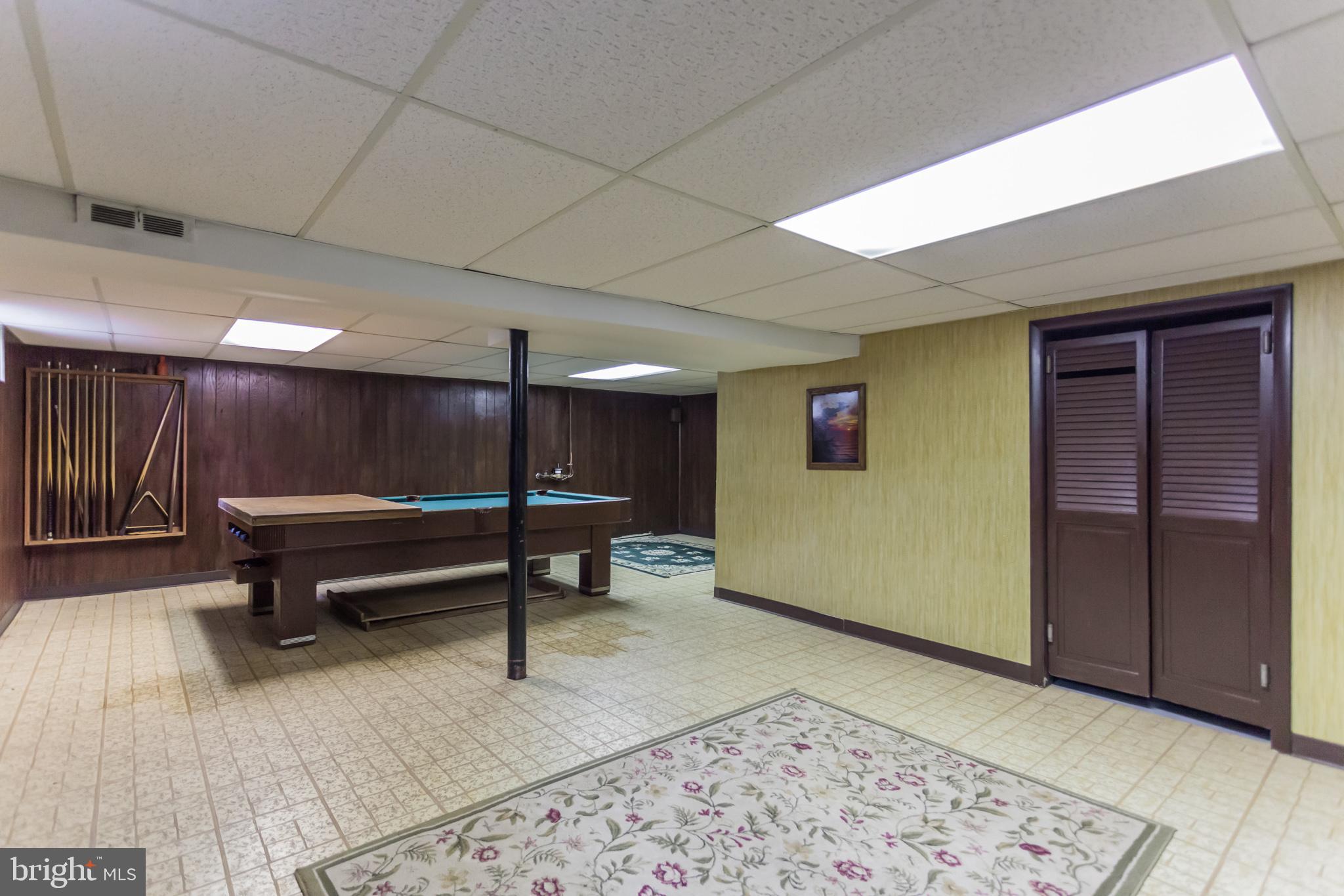 218 New Road Churchville, PA 18966 - Photo 27 of 28 Finished basement with pool table