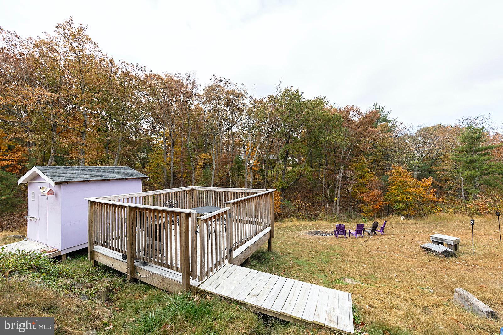 47 Willow Road Front Royal, VA 22630 - Photo 46 of 50 Additional deck area by the sheds to see the views