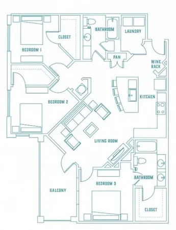 $2,755 | 1824 Defoor Avenue Northwest, Unit 2101, Atlanta, GA 30318
