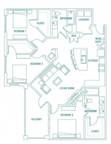 $2,749 | 1824 Defoor Avenue Northwest, Unit 2101, Atlanta, GA 30318